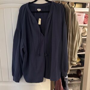 Aerie Navy  Pullover
